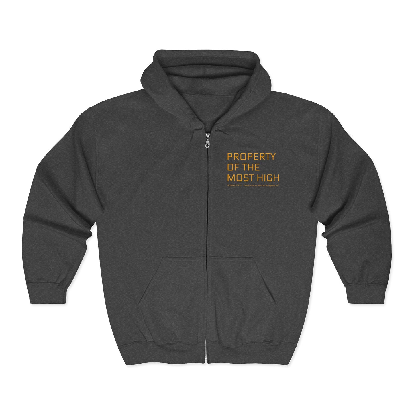 Property of the Most High Hooded Sweatshirt | Unisex Zip Hoodie for Everyday Wear, Casual Comfort, Gift for Spiritual Seekers, [...]