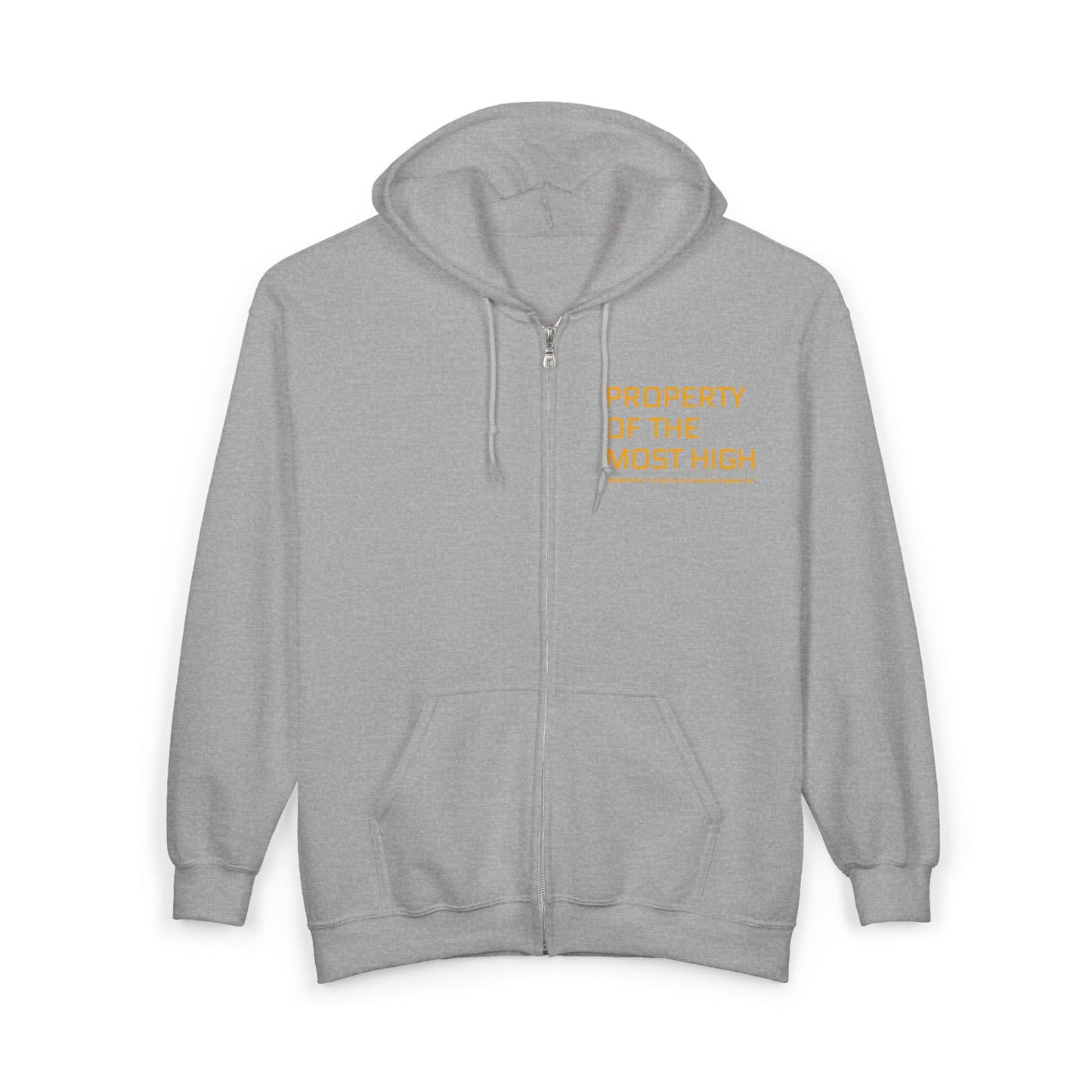 Property of the Most High Hooded Sweatshirt | Unisex Zip Hoodie for Everyday Wear, Casual Comfort, Gift for Spiritual Seekers, [...]