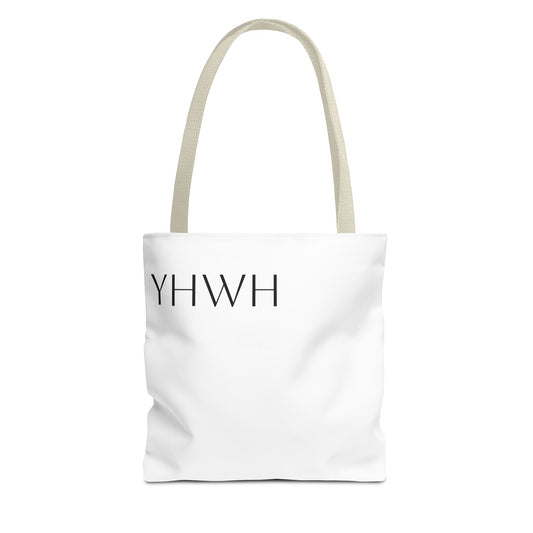 YHWH Symbol Tote Bag, Stylish Shopping Tote, Everyday Carry Bag, Spiritual Gift, Reusable Canvas Bag