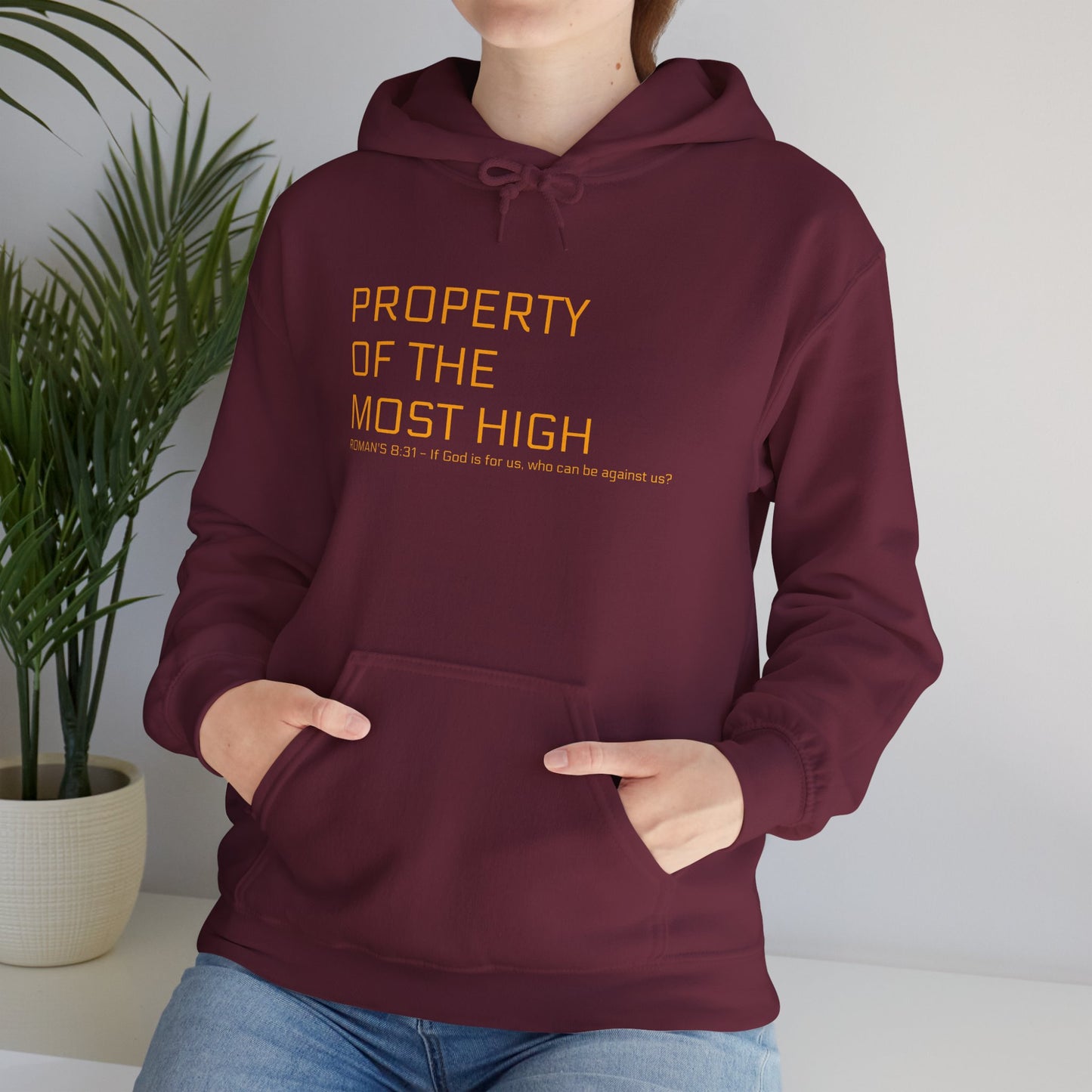 Property of the Most High Hoodie, Unisex Heavy Blend Sweatshirt, Inspirational Gift, Spiritual Apparel, Cozy Casual Wear, Perfect for [...]