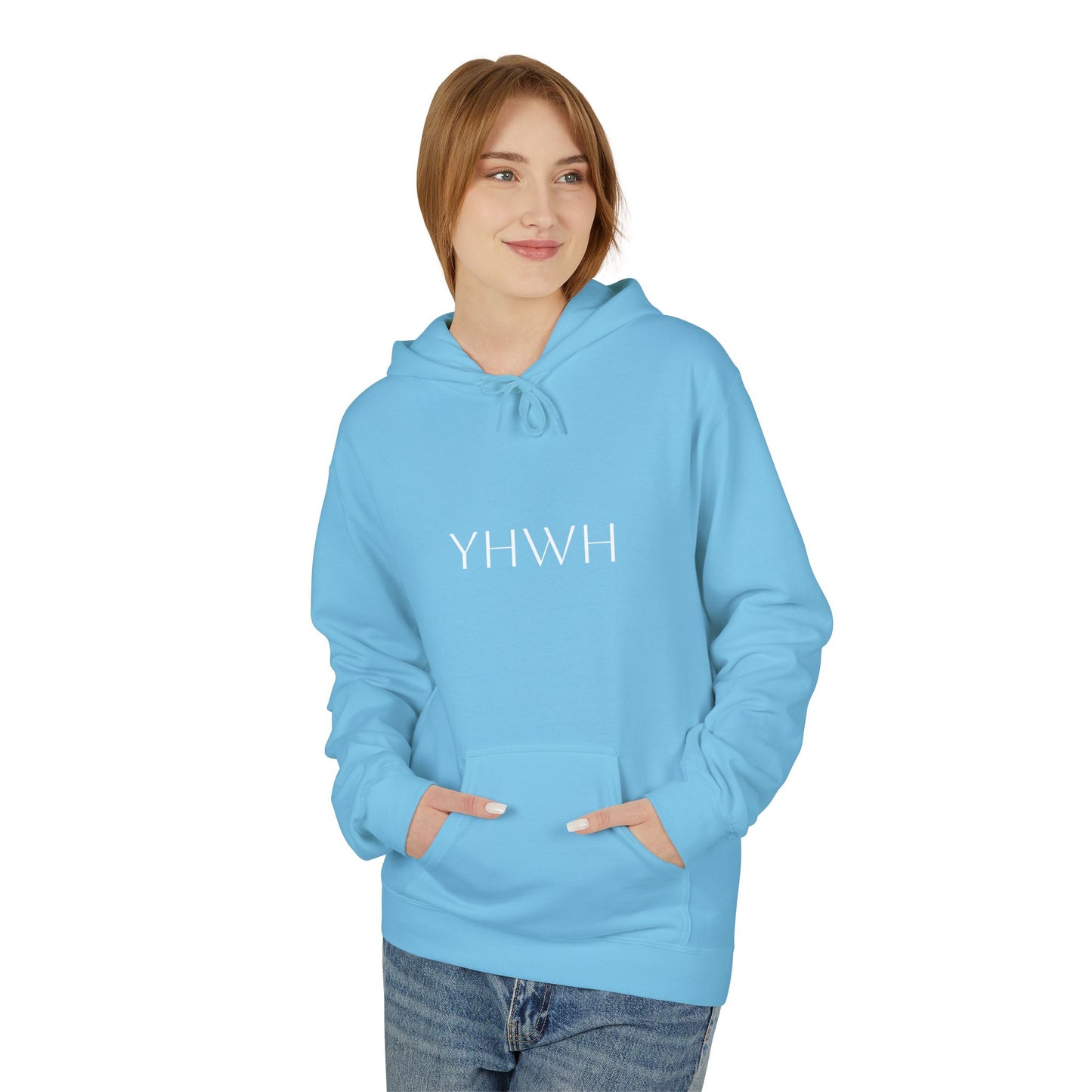 YHWH | Angel Slaying Demons Fleece Hoodie | Unisex Sweatshirt