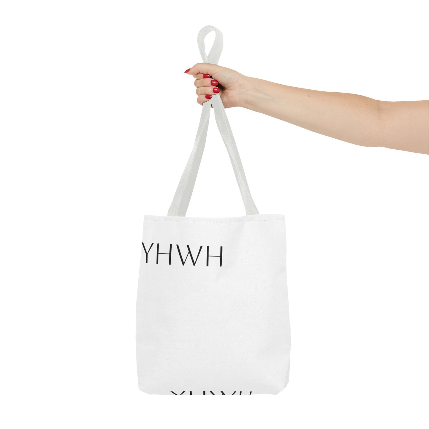 YHWH Symbol Tote Bag, Stylish Shopping Tote, Everyday Carry Bag, Spiritual Gift, Reusable Canvas Bag