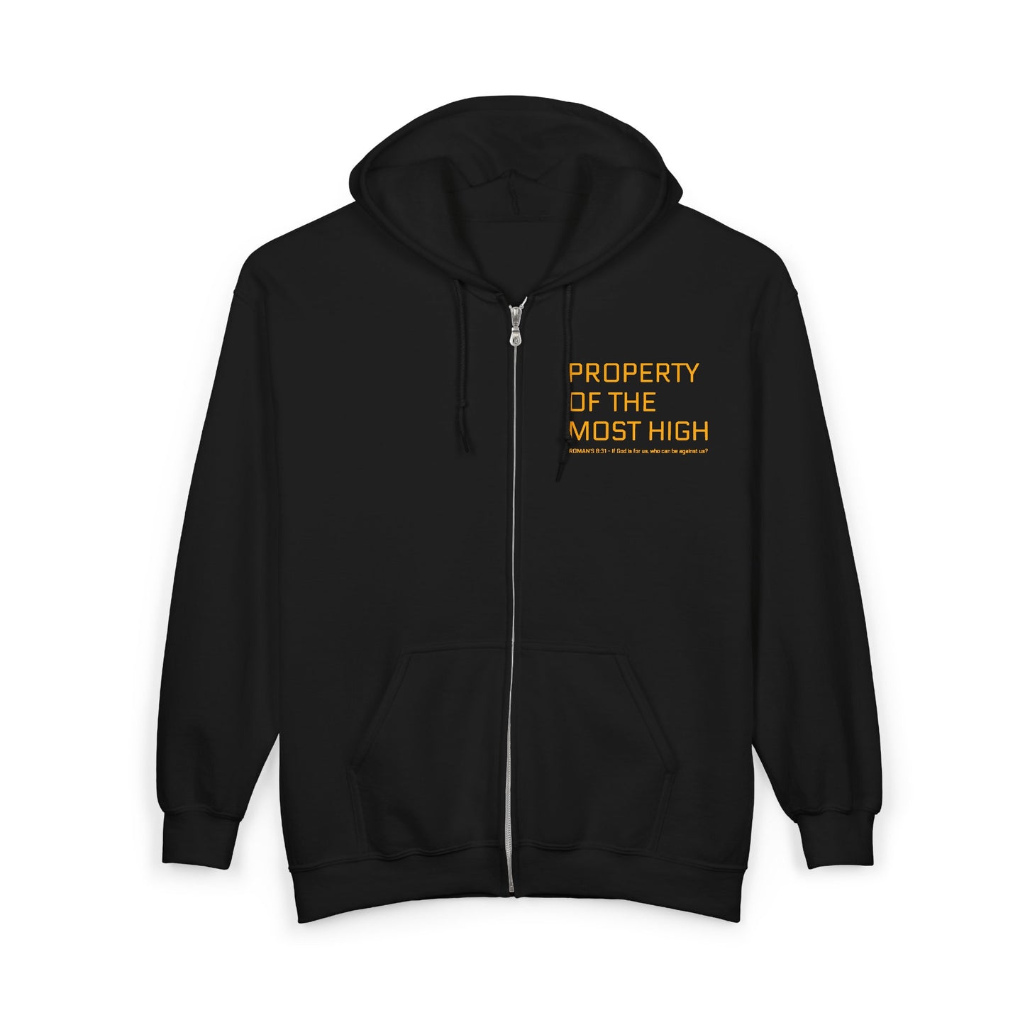 Property of the Most High Hooded Sweatshirt | Unisex Zip Hoodie for Everyday Wear, Casual Comfort, Gift for Spiritual Seekers, [...]