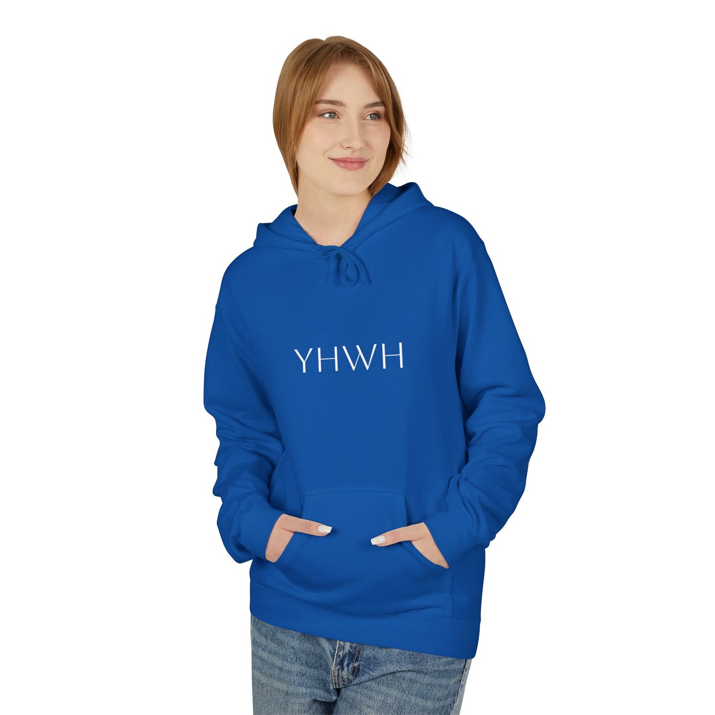 YHWH | Angel Slaying Demons Fleece Hoodie | Unisex Sweatshirt