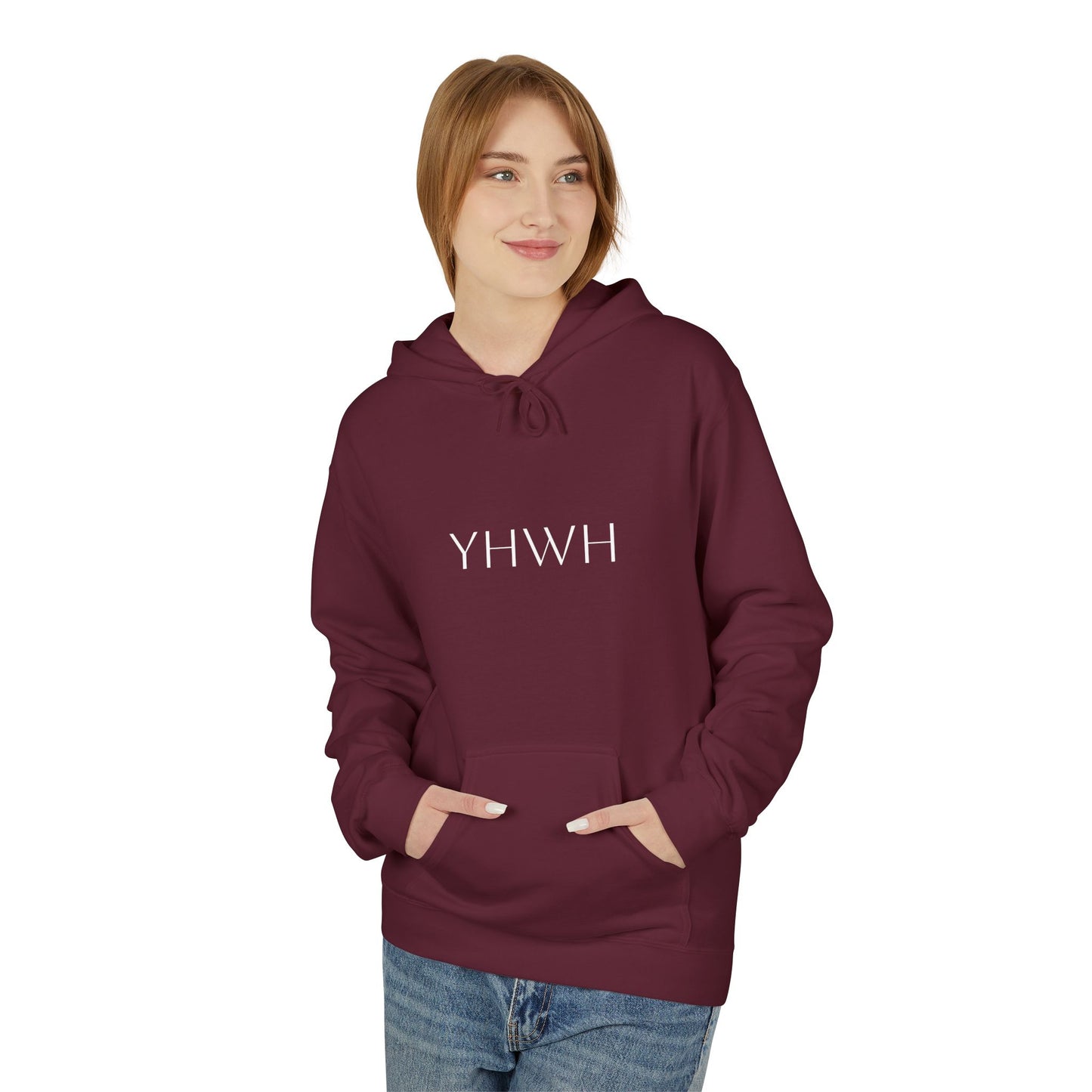 YHWH | Angel Slaying Demons Fleece Hoodie | Unisex Sweatshirt