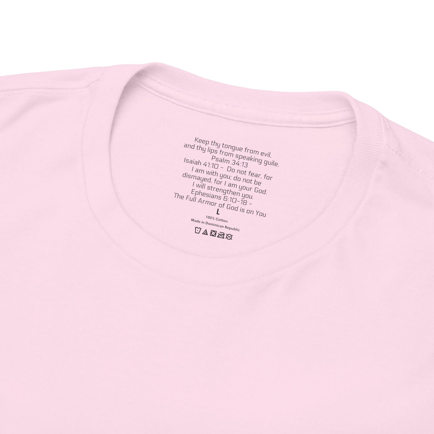 Property of the Most High (BACK) Unisex Heavy Cotton Tee, Comfortable Casual Tee