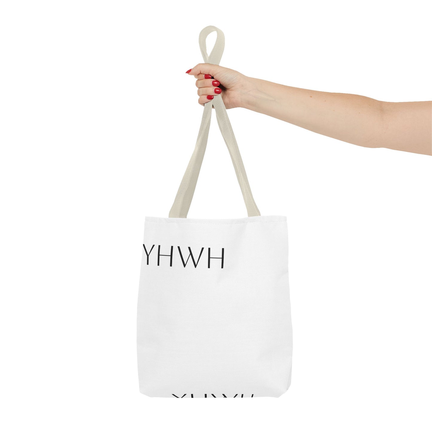 YHWH Symbol Tote Bag, Stylish Shopping Tote, Everyday Carry Bag, Spiritual Gift, Reusable Canvas Bag