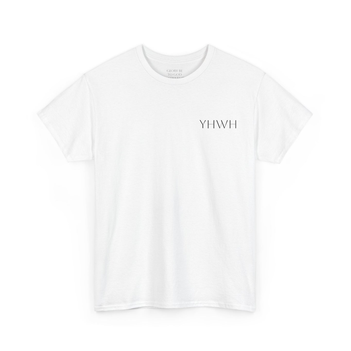 "One God, Forever." YHWH Angel Tee