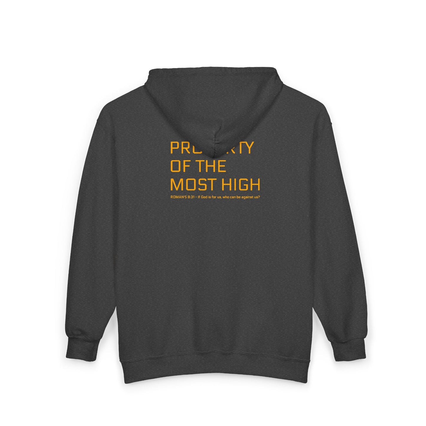 Property of the Most High Hooded Sweatshirt | Unisex Zip Hoodie for Everyday Wear, Casual Comfort, Gift for Spiritual Seekers, [...]