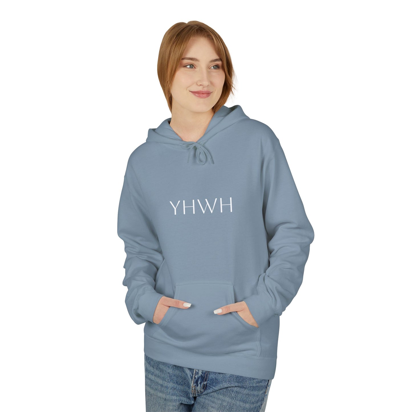 YHWH | Angel Slaying Demons Fleece Hoodie | Unisex Sweatshirt