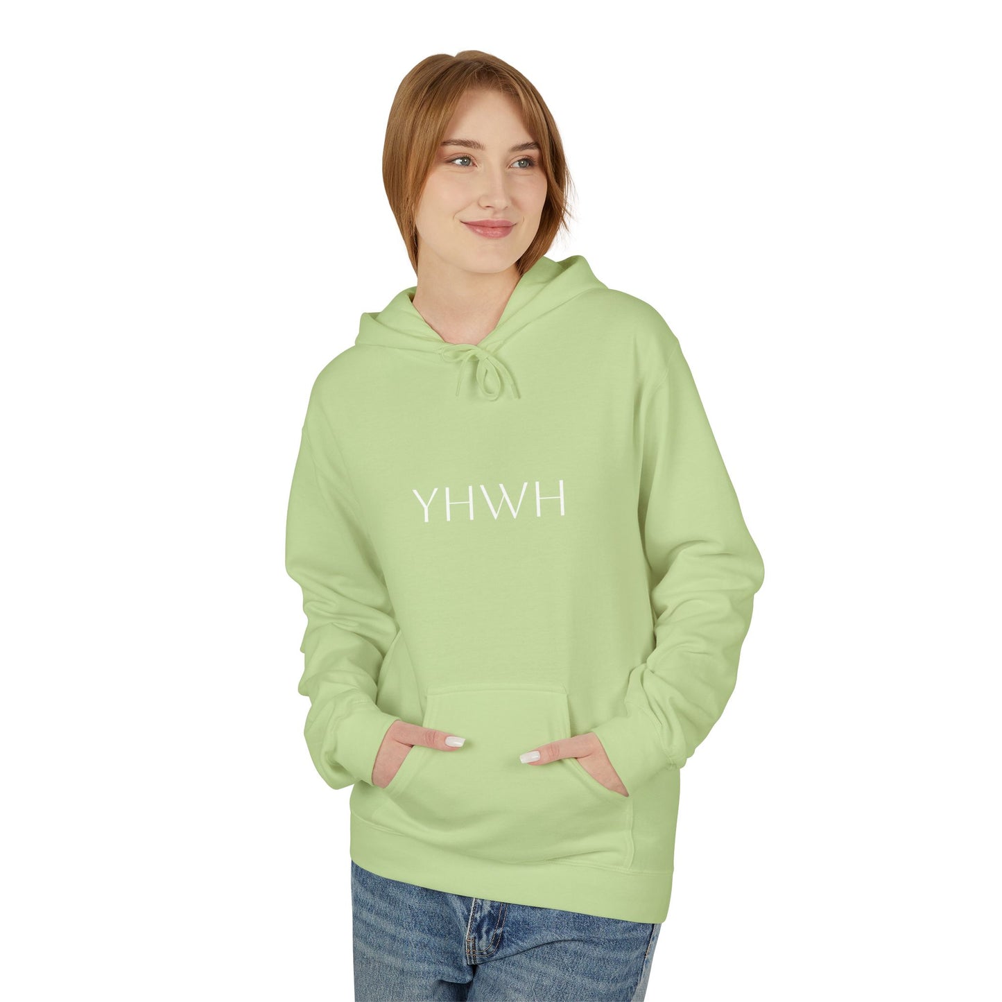 YHWH | Angel Slaying Demons Fleece Hoodie | Unisex Sweatshirt