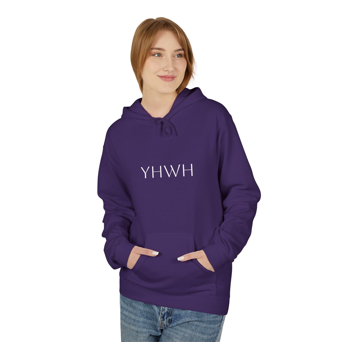 YHWH | Angel Slaying Demons Fleece Hoodie | Unisex Sweatshirt