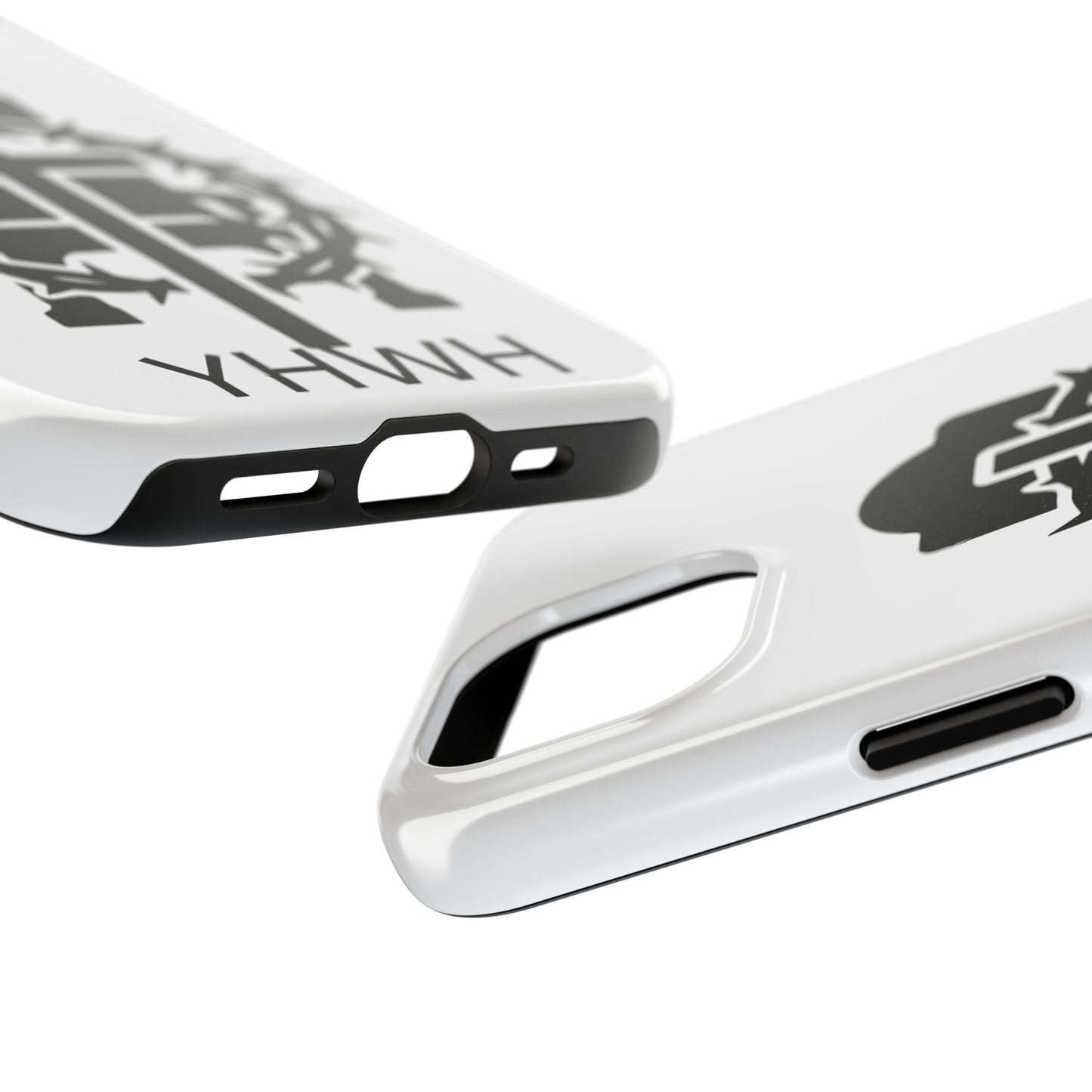 Tough Phone Case with Throne & Thorns YHWH Design, Inspirational Gift, Bible Verse Accessory, Christian Phone Cover, Durable Protection