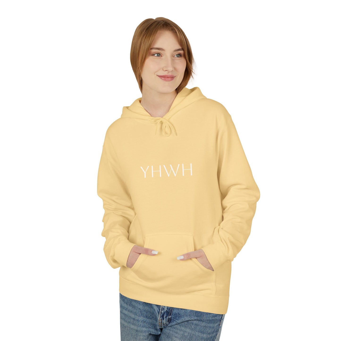 YHWH | Angel Slaying Demons Fleece Hoodie | Unisex Sweatshirt