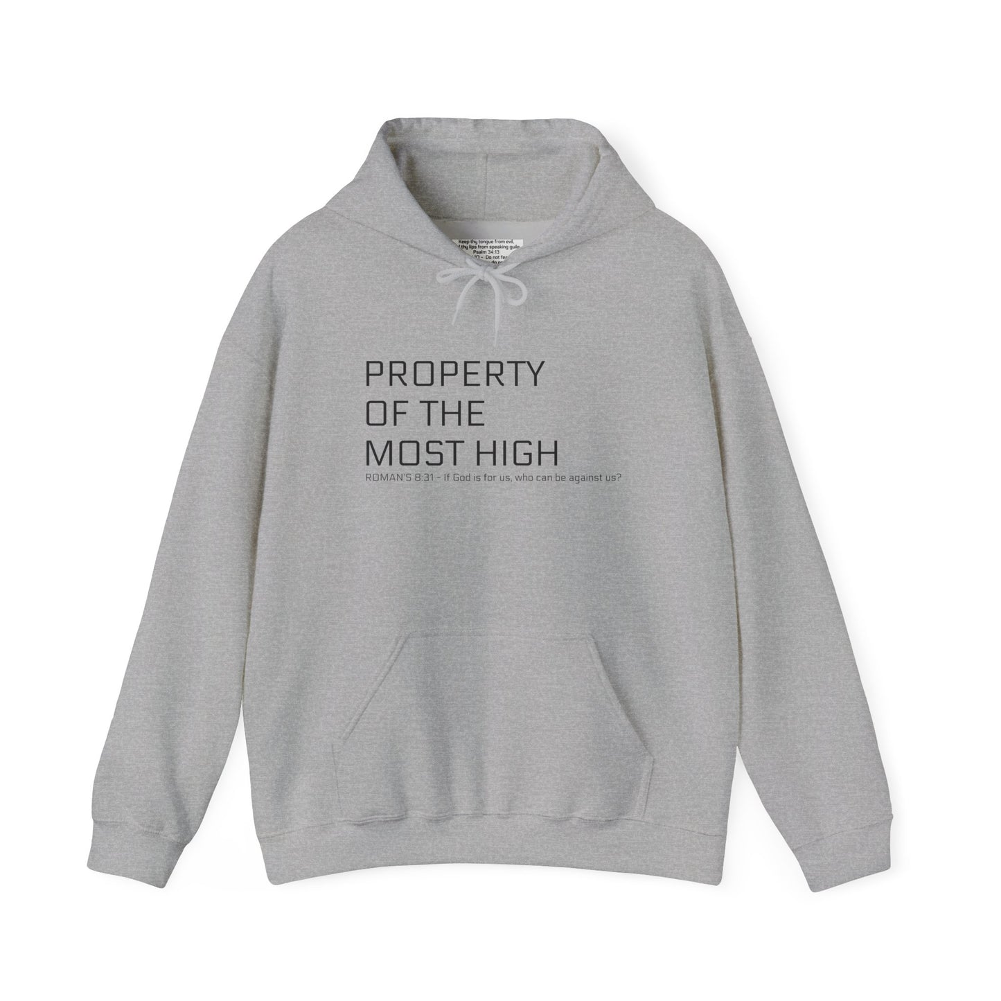 Property of the Most High Hoodie, Unisex Heavy Blend Sweatshirt, Inspirational Gift, Spiritual Apparel, Cozy Casual Wear, Perfect for [...]