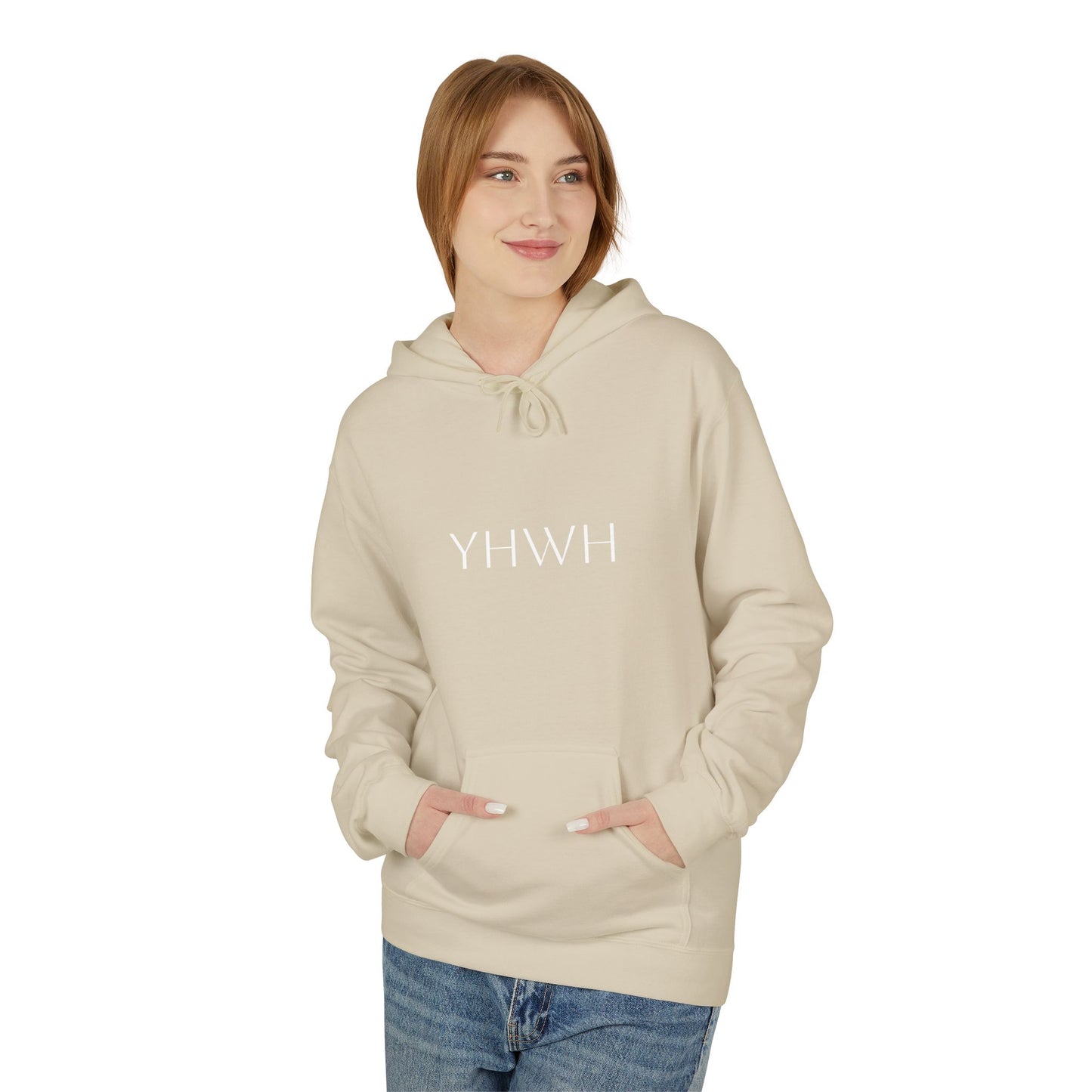 YHWH | Angel Slaying Demons Fleece Hoodie | Unisex Sweatshirt