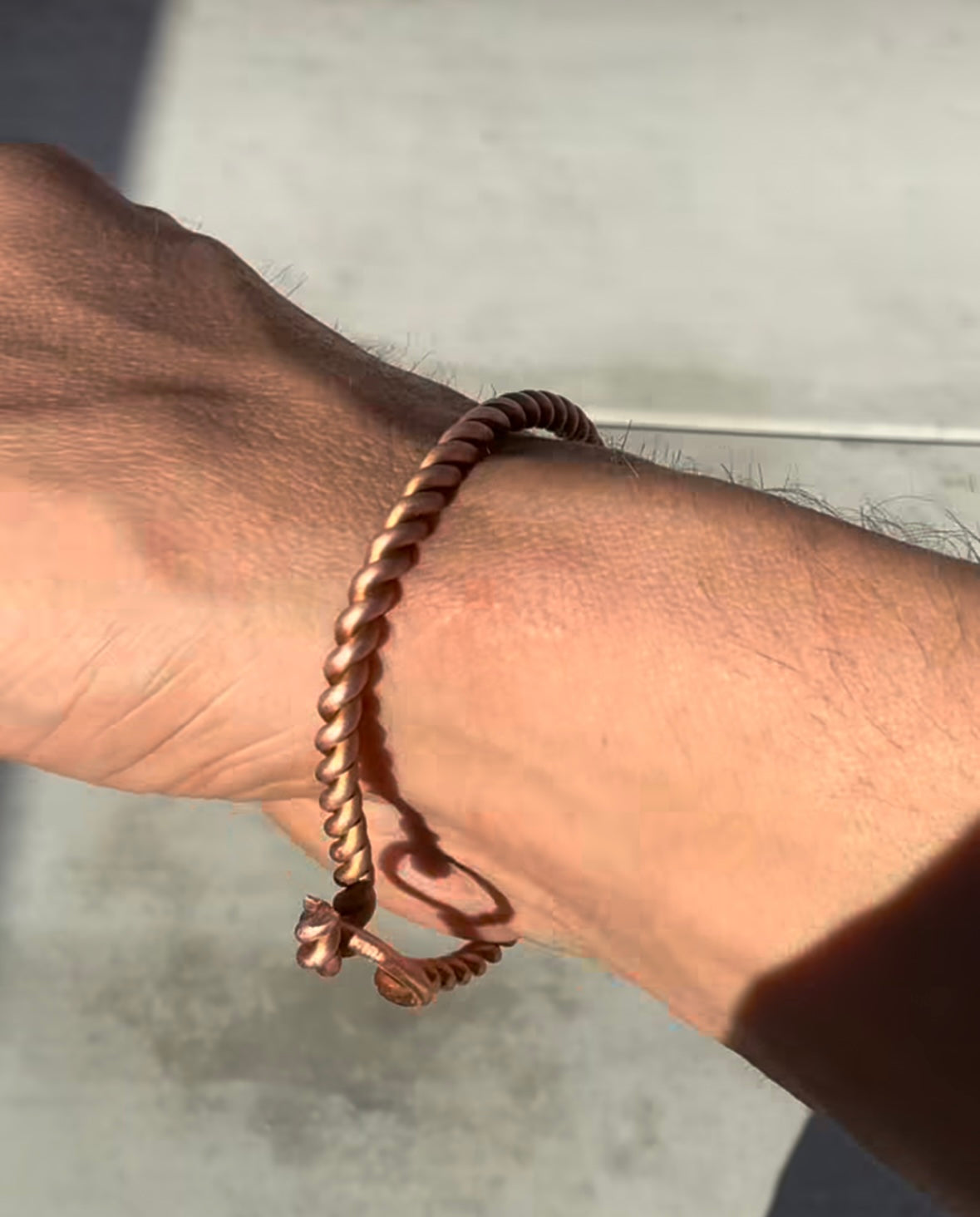 Handmade Copper Bracelet from Sparky (Simple)